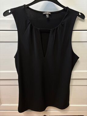 Express Black Sleeveless V-Notch Camisole